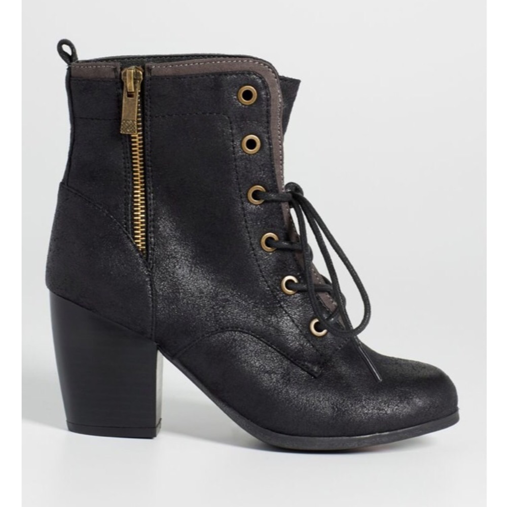 Combat Style Black Boots Maurice's Size 9