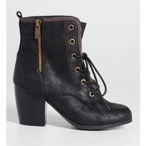 Combat Style Black Boots Maurice's Size 9