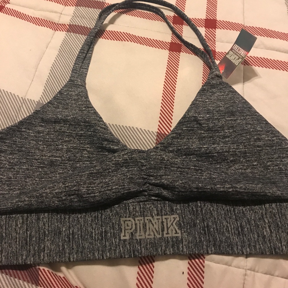 Pink sports bras