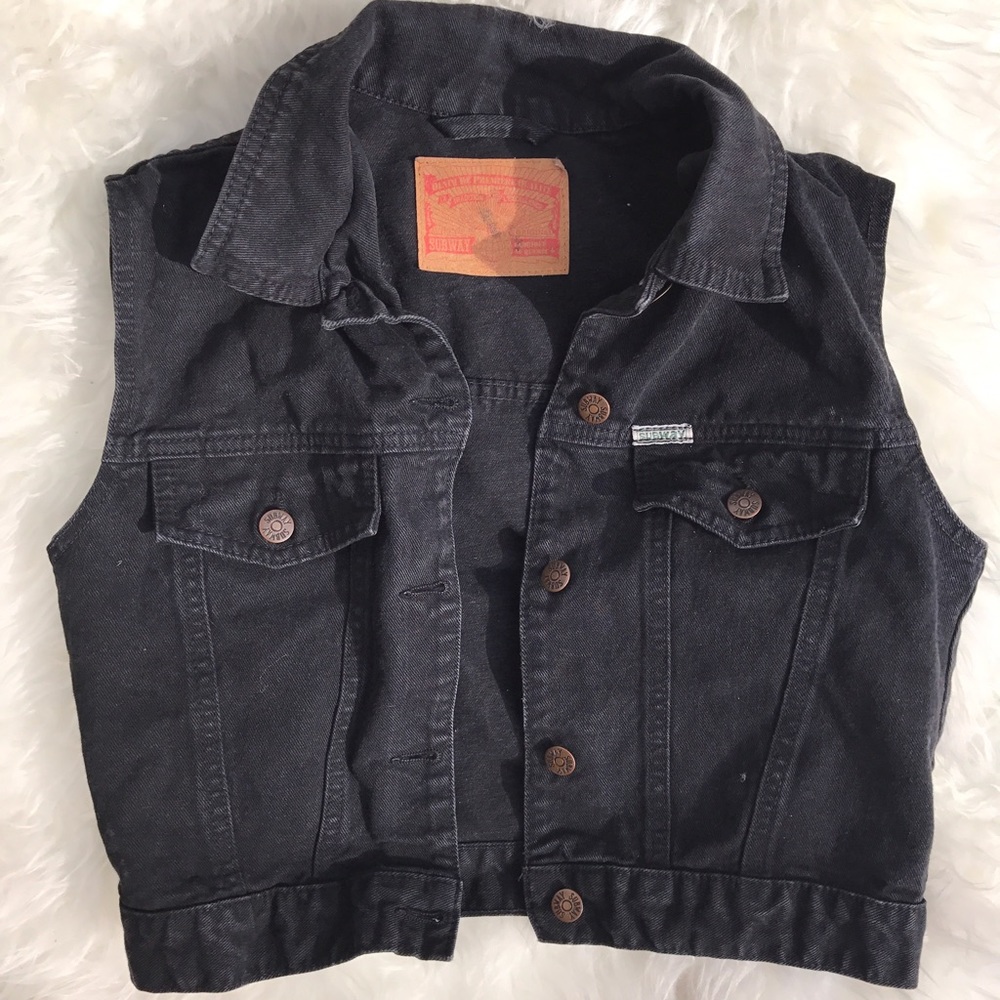 Vintage Jean Vest💕