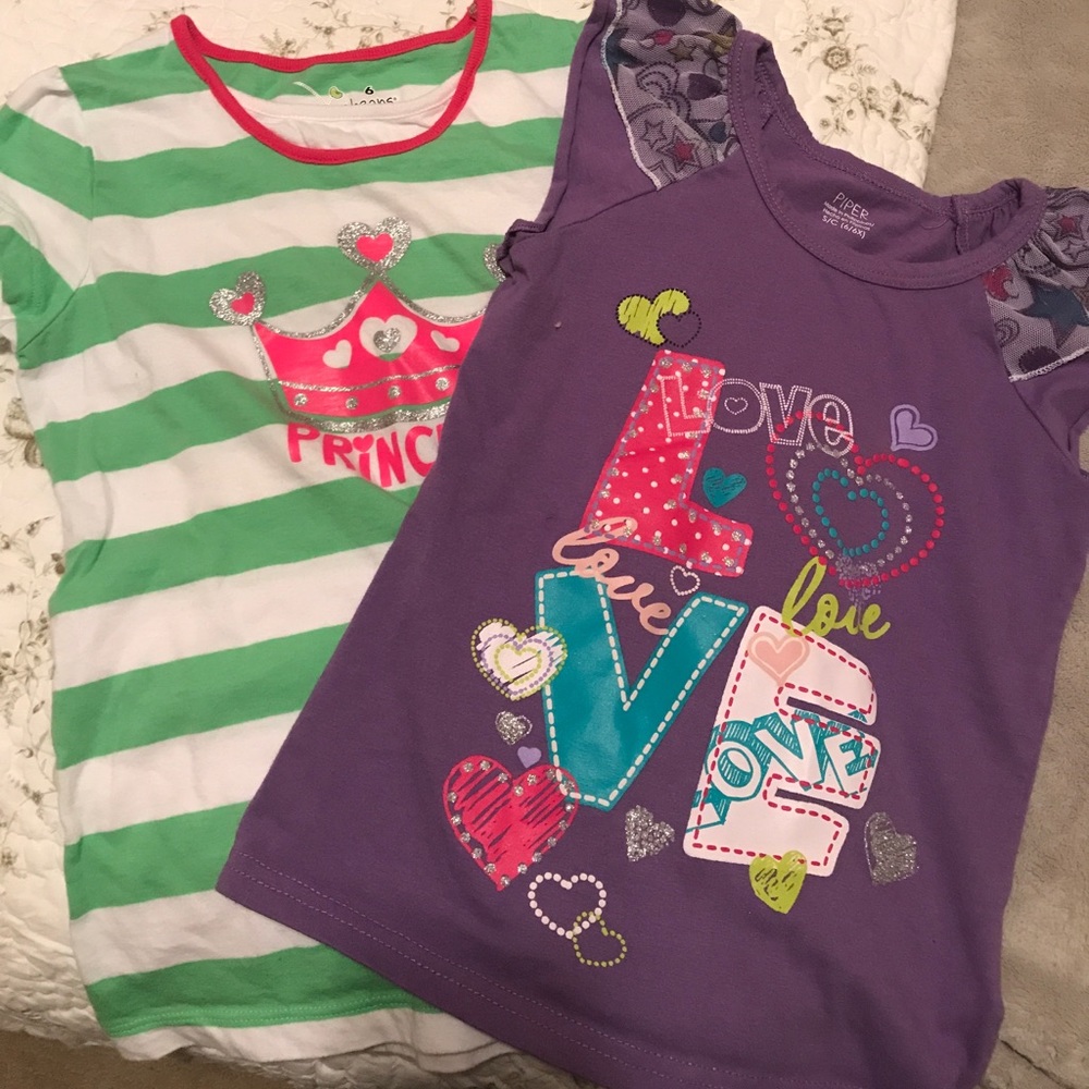 Girls, tshirts size 6