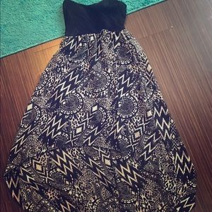 High and low dress