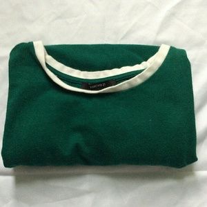 F21 green t-shirt dress