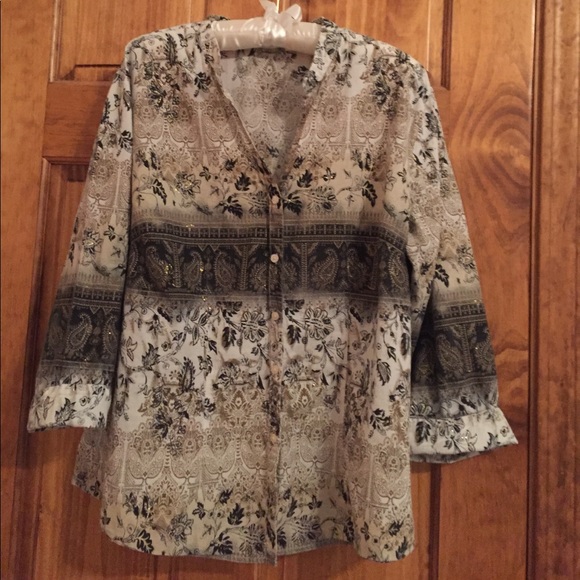 Beautiful print blouse - Picture 1 of 2