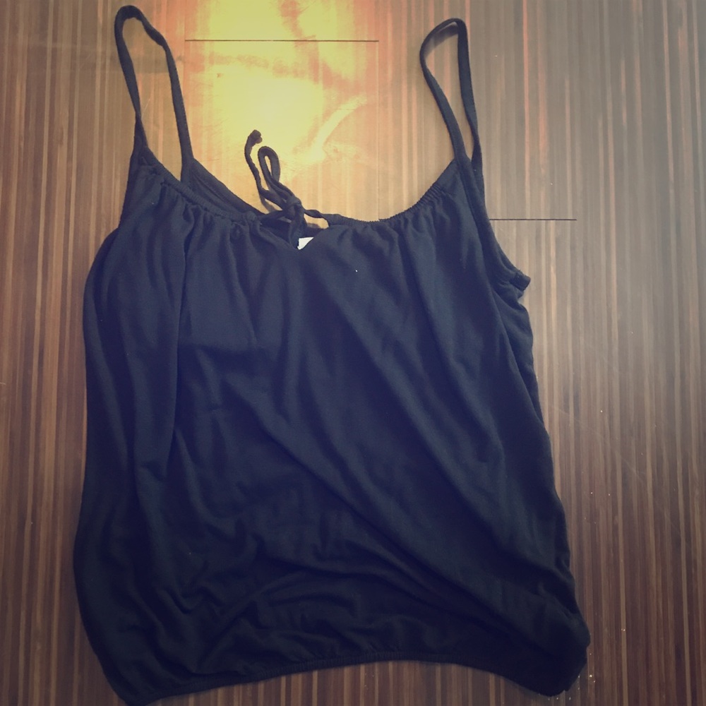 Black tank top