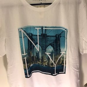 Men's white New York t shirt