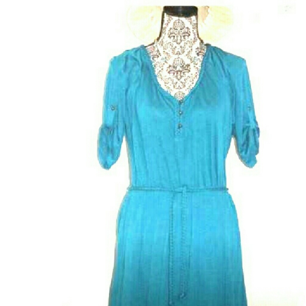 Pretty Route  66  Blues Knit Dress