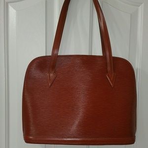 Authentic Louis Vuitton brown epi Lussac