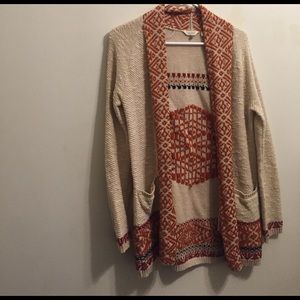 Lucky Brand Tribal Print Sweater
