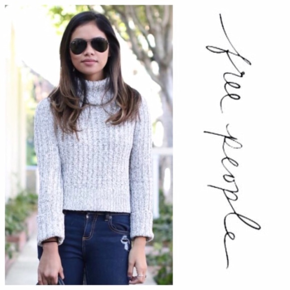 Free People Crop Sweater XS