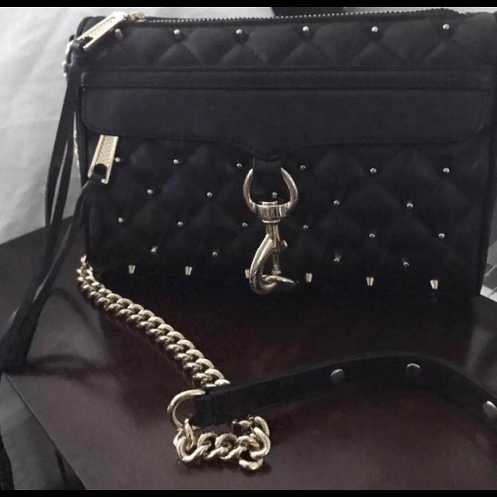 Rebecca Minkoff Mini Mac Studded Black/Gold
