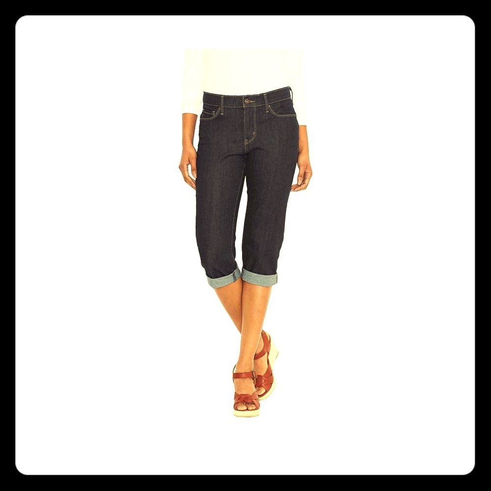 Levi's 515 Denim Jean Cropped Capris