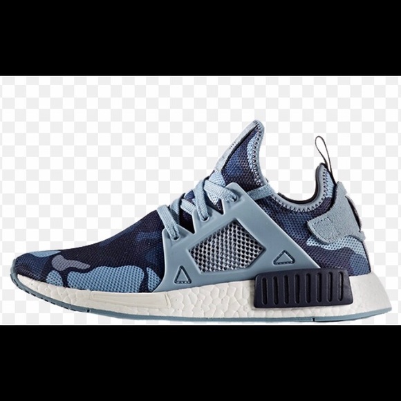 New Rare Adidas nmd xr1 blue camo - Picture 3 of 3