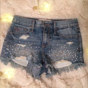 NWOT Dazzled Festival High-rise Shorts