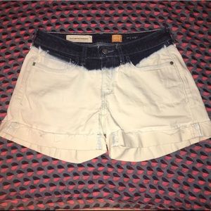 Pilcro Dip Dyed Ombré Denim Shorts