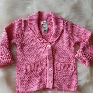 🎀 Cherokee infant pink cardigan 🎀
