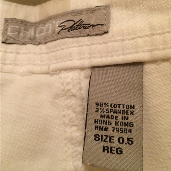Chicos White Jeans - Picture 2 of 4