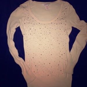 Pink beaded long sleeve