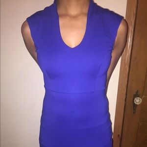 Blue Fitted Dress