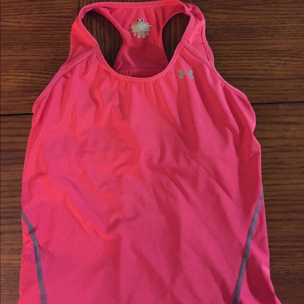 Under armour hot pink dri-fit tank