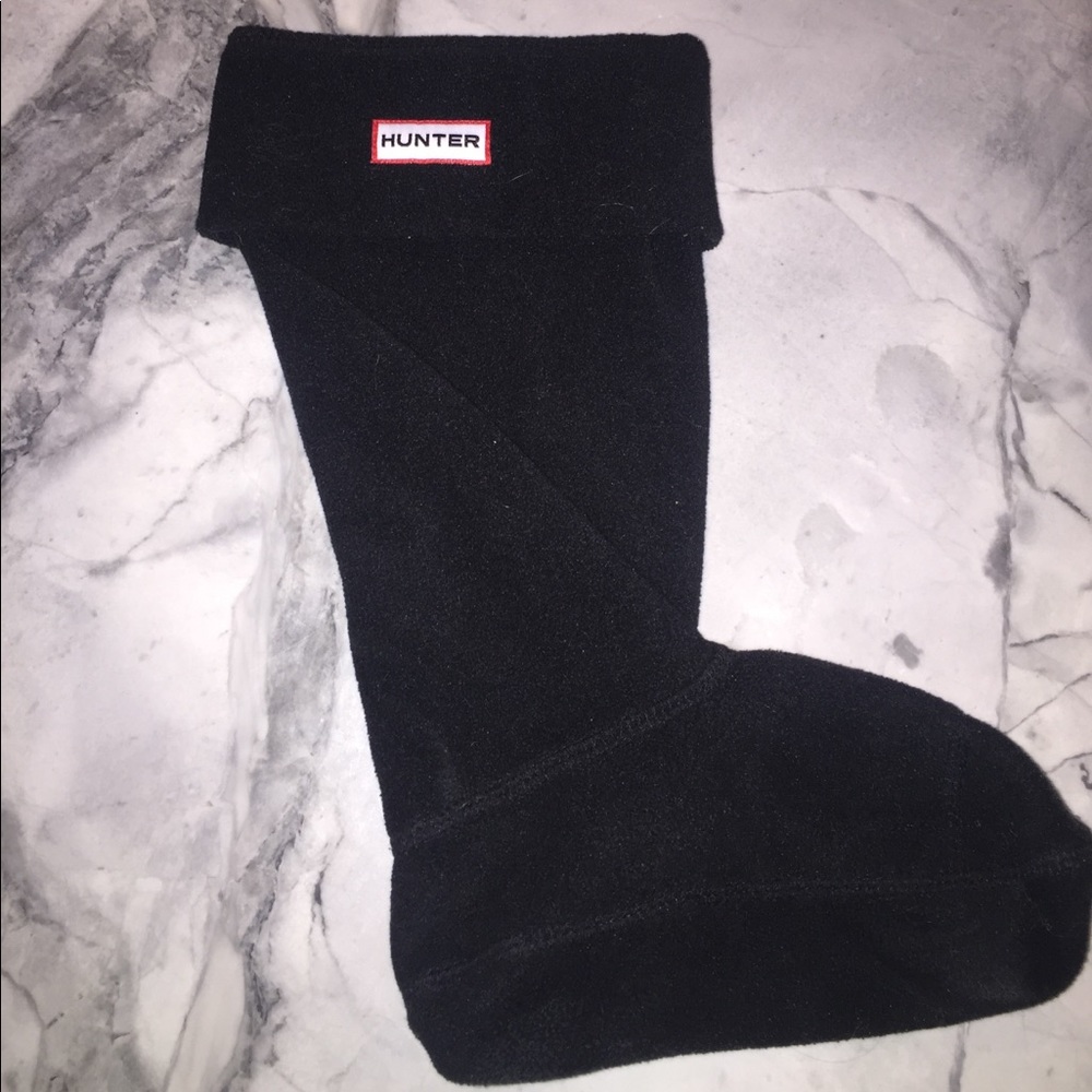 Hunter Boots black liner socks for tall boot