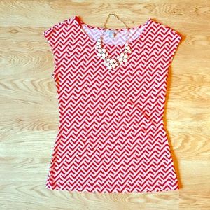 Banana Republic semi cap sleeve top
