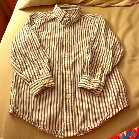 Boys Button Down Shirt & Sweater Vest Set, EUC - Picture 2 of 8