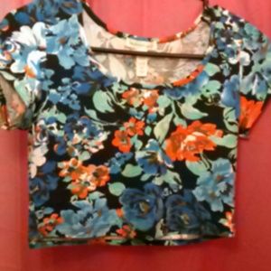 Floral Crop Top