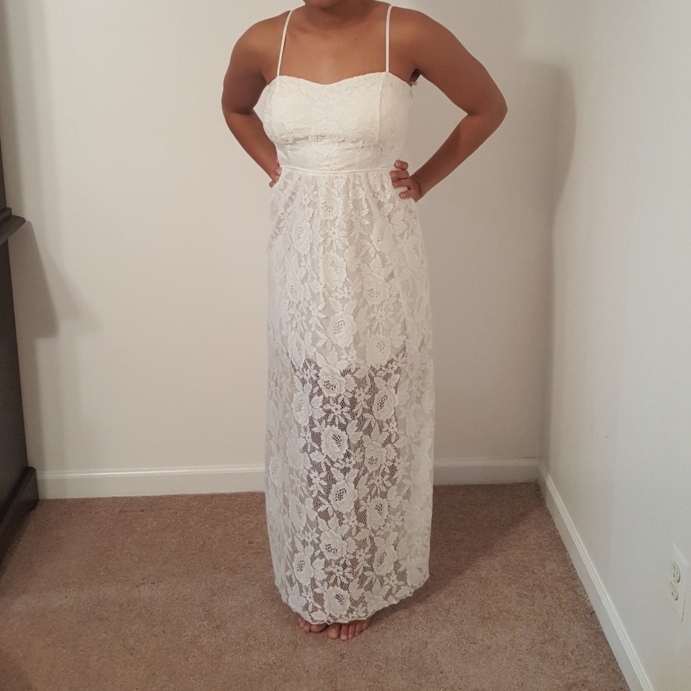 Ivory maxi sundress