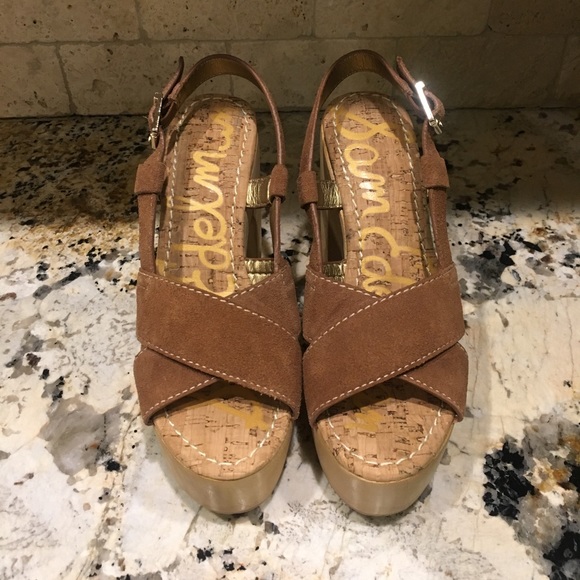 Sam Edelman Platform Sandal Heels - Picture 2 of 3