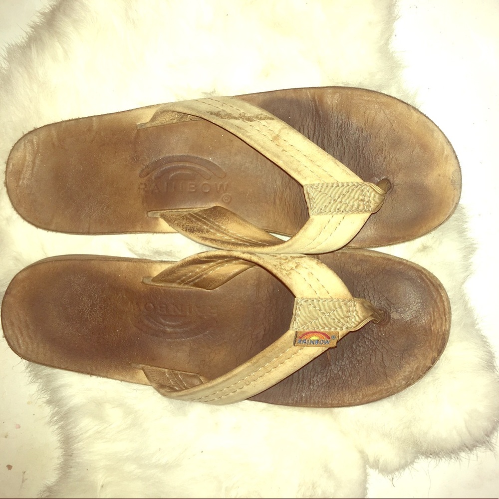 Brown Rainbow Sandals