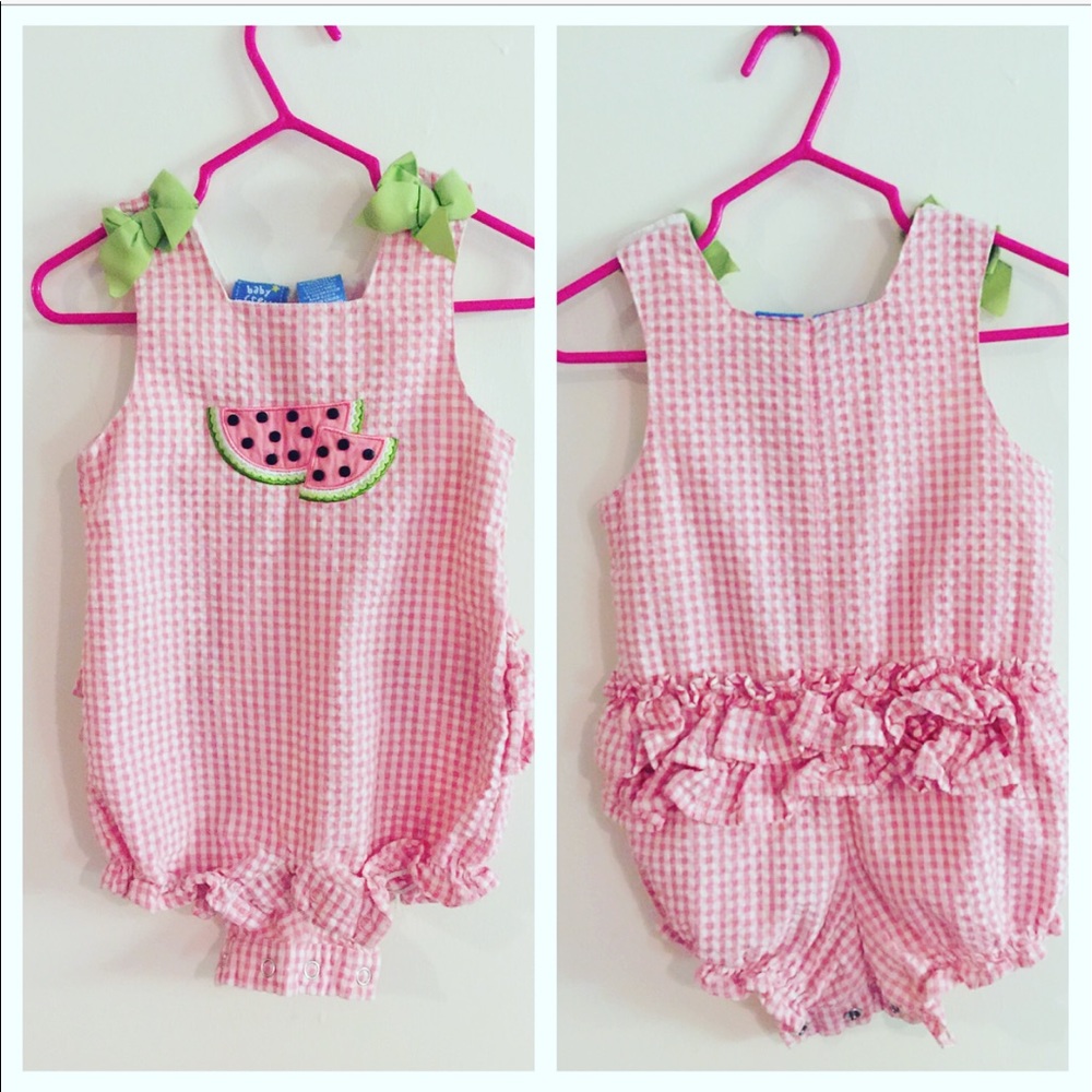 Seersucker romper! Never worn.