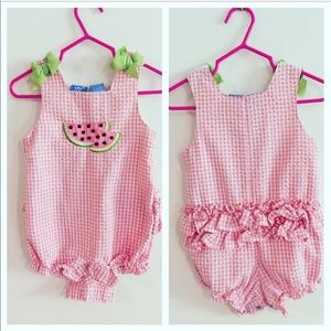 Seersucker romper! Never worn.