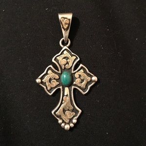 HYO Silver Turqoise Necklace