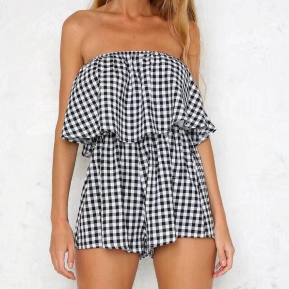 open should jumpsuit romper - Picture 2 of 3