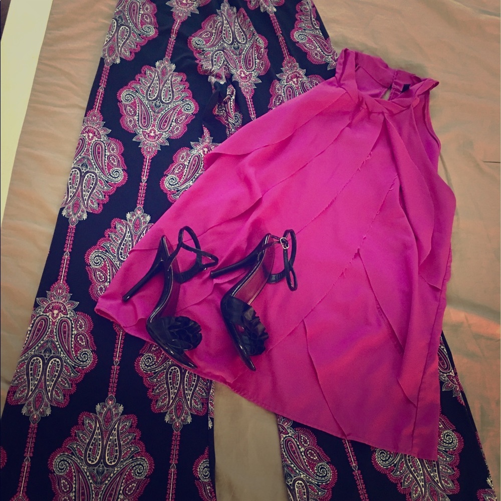 Palazzos with top💕💕 Super cute outfit💕