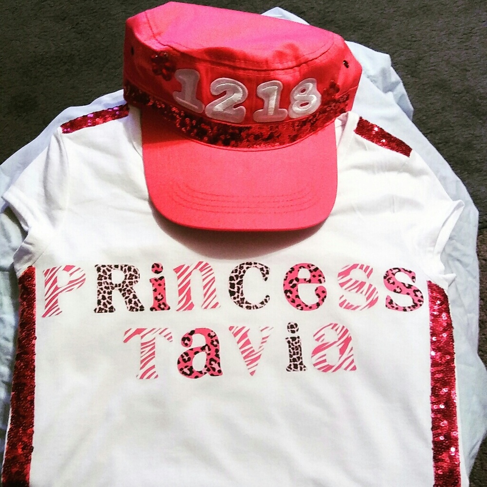 customized "1218" apparel for girls sold in sets