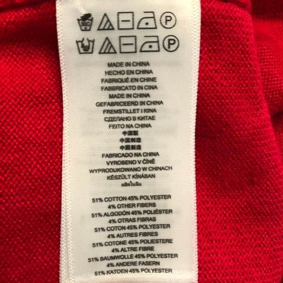 Host Pick! Michael Kors red sweater /fringe. New - Picture 5 of 7