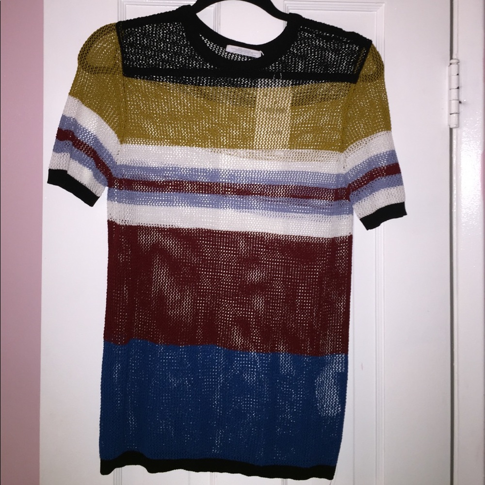 UNWORN ZARA knit multiple colored tshirt!