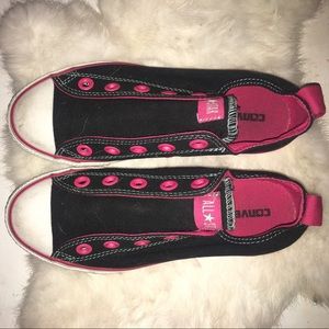 GREAT Condition Black and Pink Converse