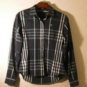 Burberry Classic Plaid Navy Shirts