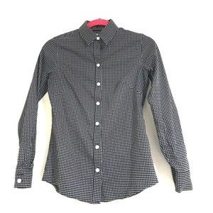 Banana Republic Polka dot button up