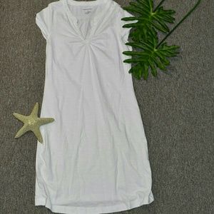 Banana Rep Cotton white sundress/beach cover up