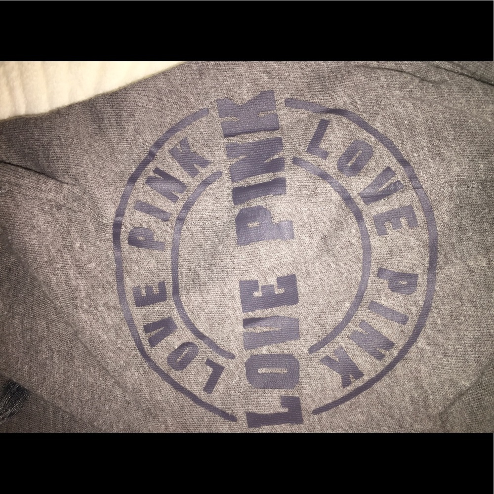 PINK Women's Gray Fleece Lined Joggers