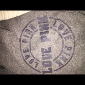 PINK Women's Gray Fleece Lined Joggers