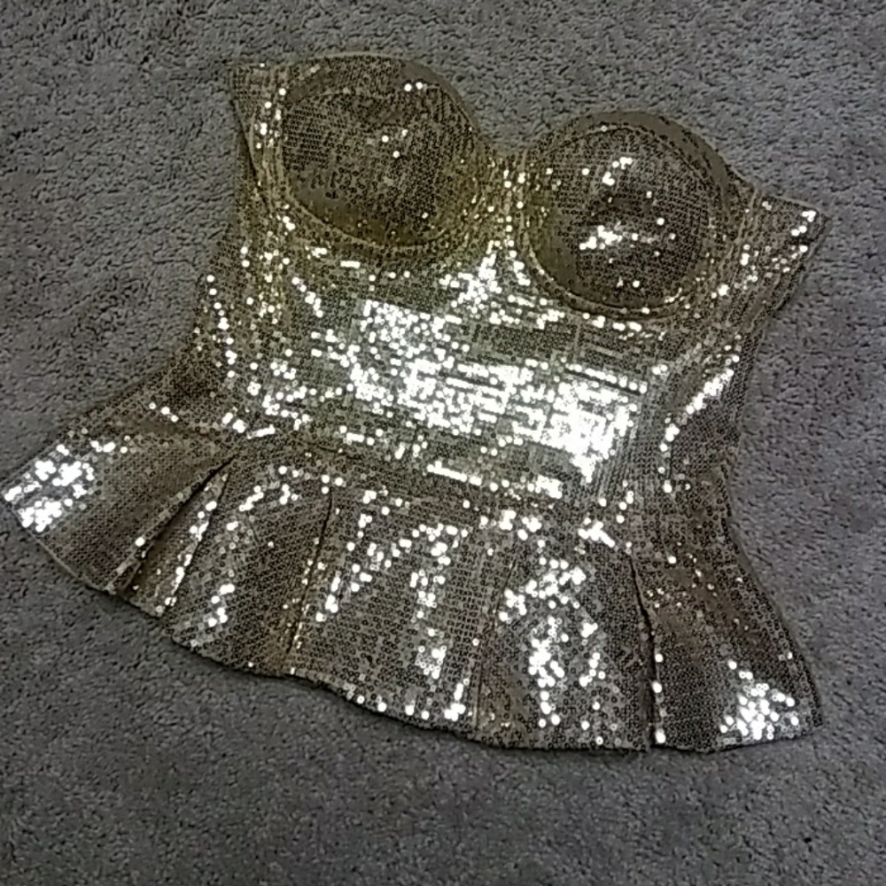 Gold corset