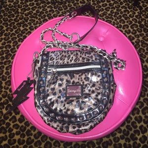 Betseyville leopard crossbody purse