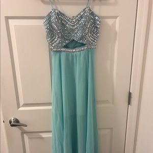 Turquoise Prom Dress