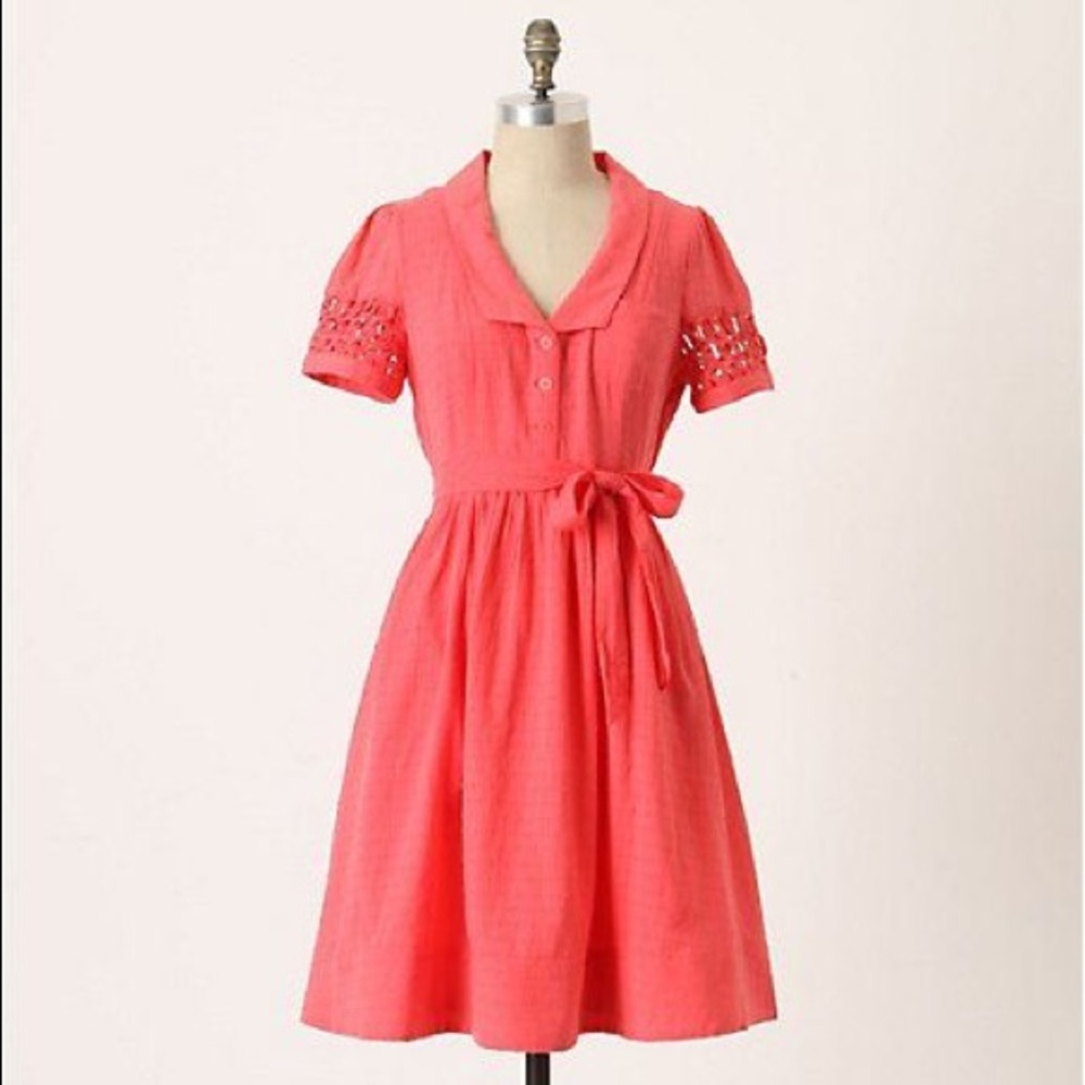 Anthropologie Dress Tiny Windows Size 4