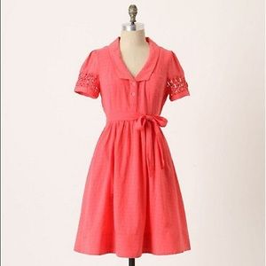 Anthropologie Dress Tiny Windows Size 4